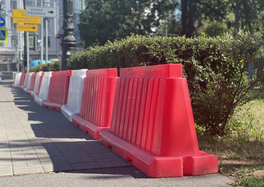 Барьер водоналивной 2000х500х750 белый