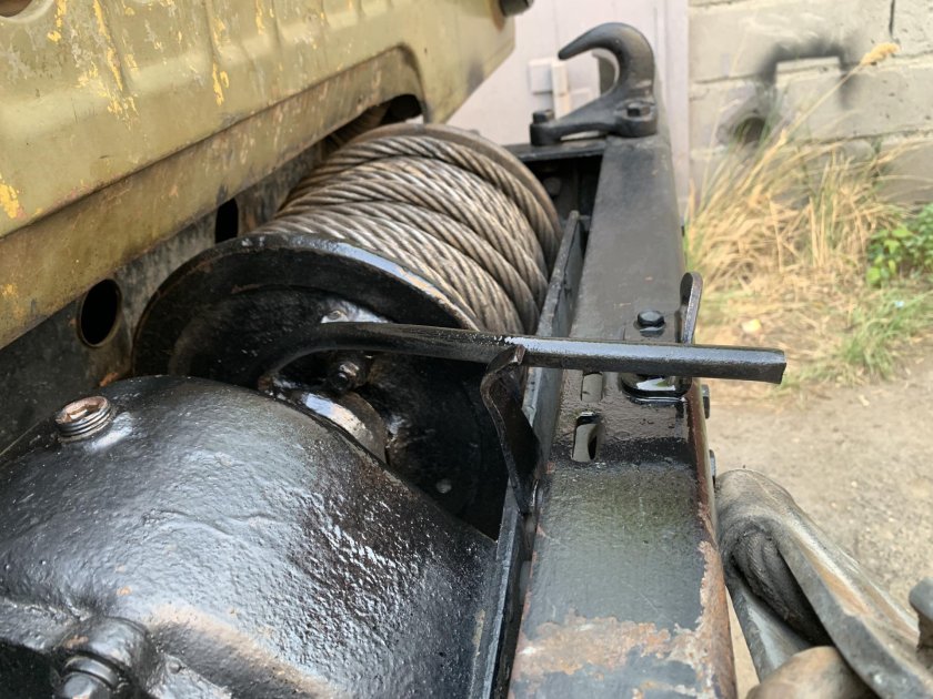 Рычаг включения лебедки ГАЗ 66
