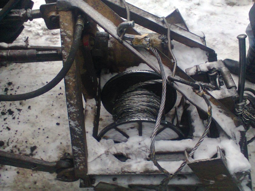 Лебедка ЗИЛ 131 на трактор