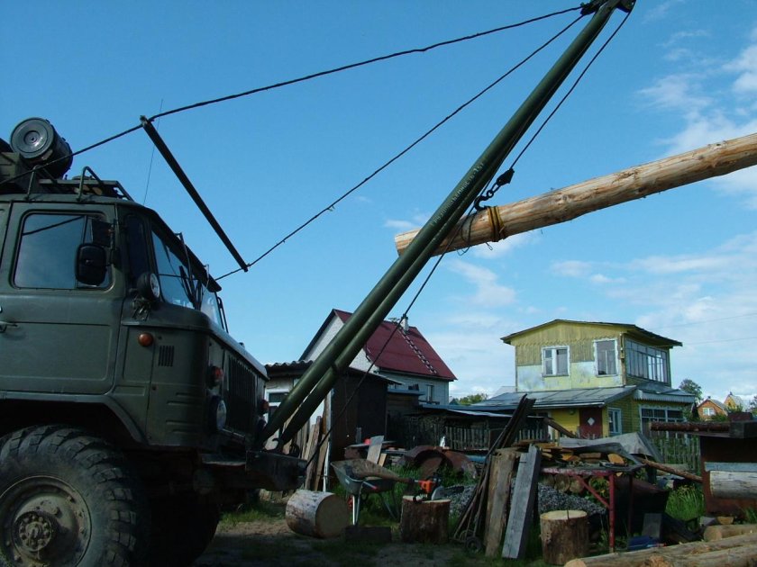 ГАЗ 66 С краном стрелой