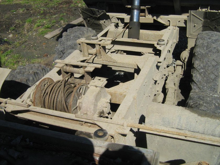 Лебёдка ЗИЛ 131 крепление