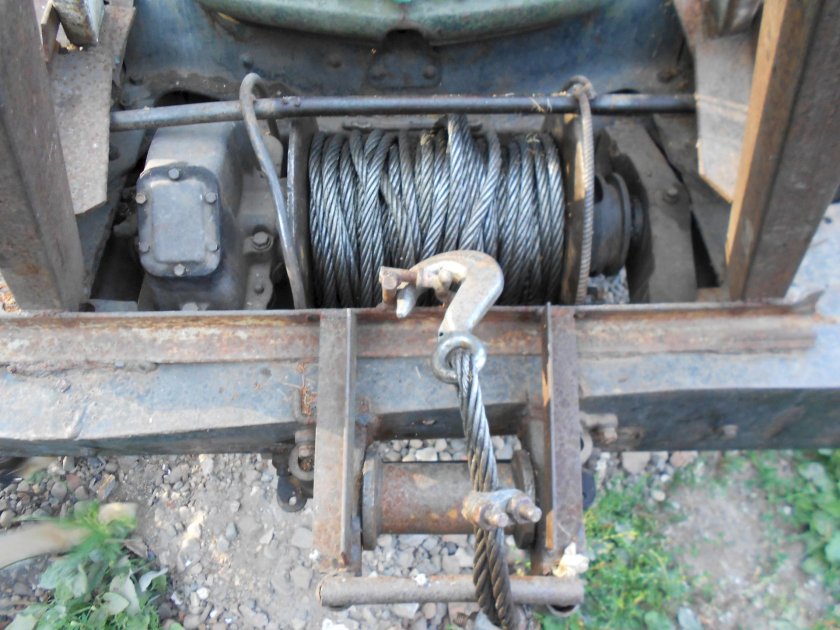 Лебёдка ЗИЛ 131 на МТЗ