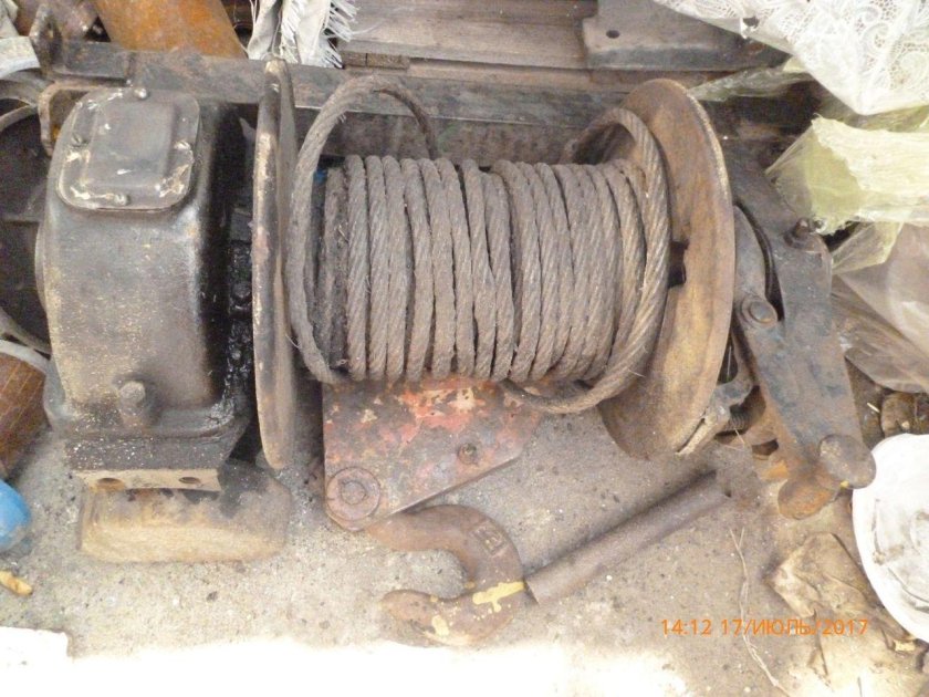 Лебёдка ЗИЛ 131 на МТЗ