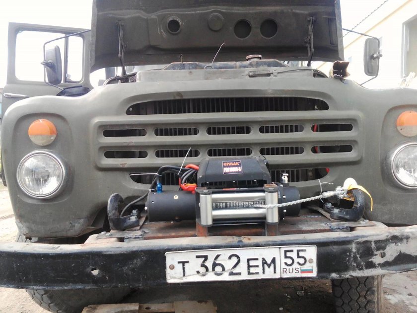 Эл.лебедка на ЗИЛ 130