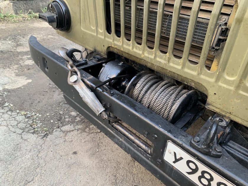Задняя лебедка на ГАЗ 66