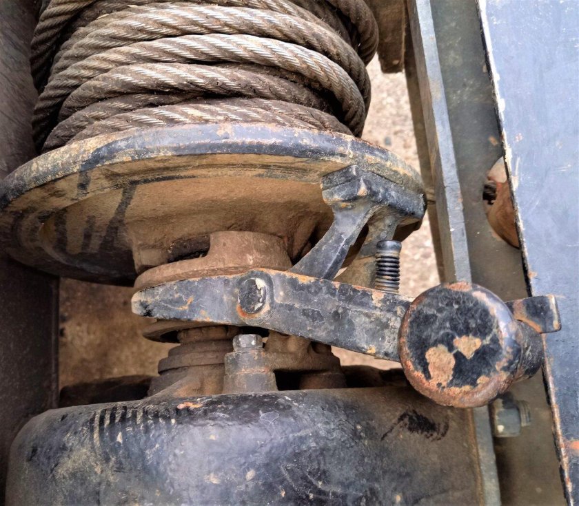 Рычаг включения лебедки ГАЗ 66