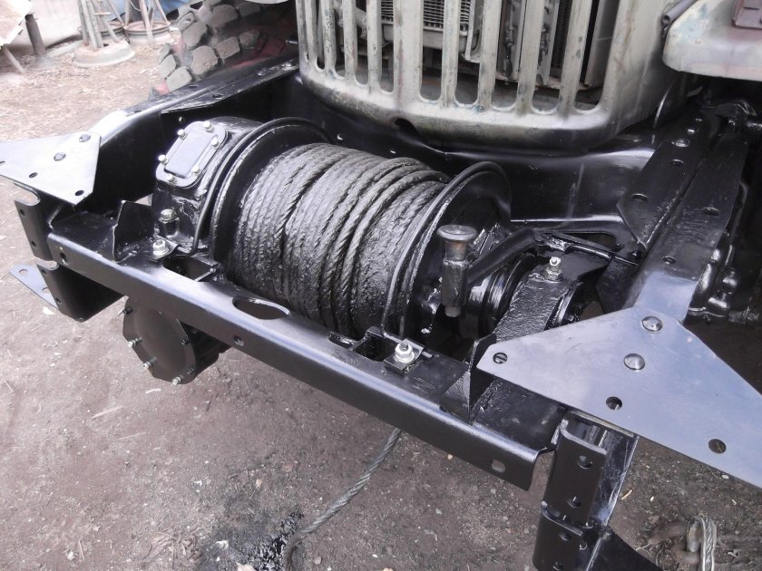 Лебёдка ЗИЛ 131 на МТЗ