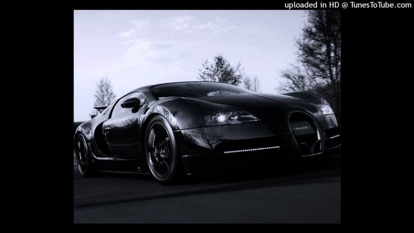 Бугатти Вейрон белый с черным