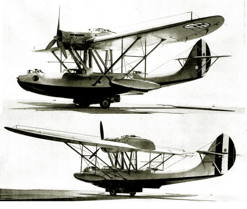 Cant z.501 "Gabbiano", летающая лодка
