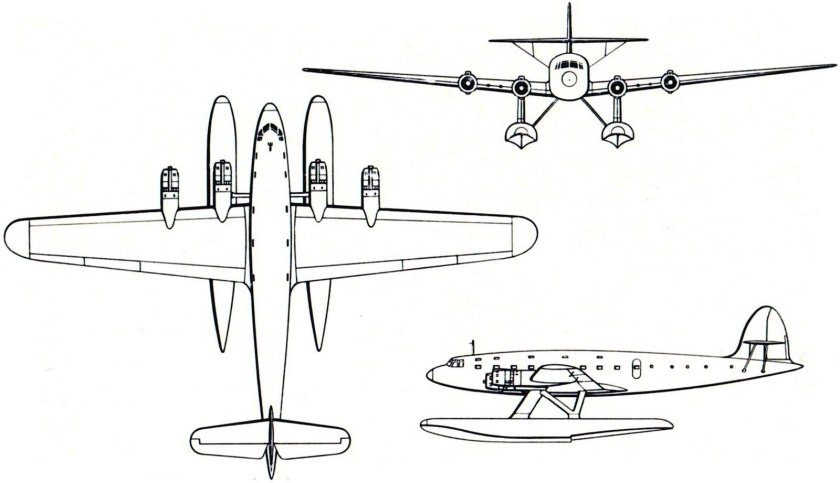 Гидросамолет ..бе-12.. Чертеж
