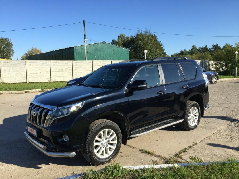 Тойота ленд Крузер Прадо 150 черный