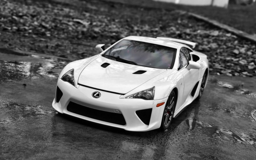 Lexus LFA белый