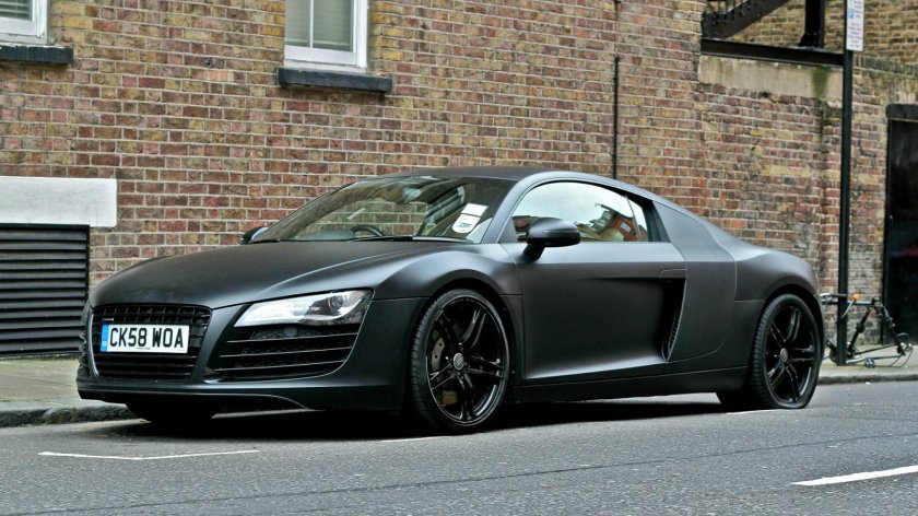 Audi r8 Black Matte