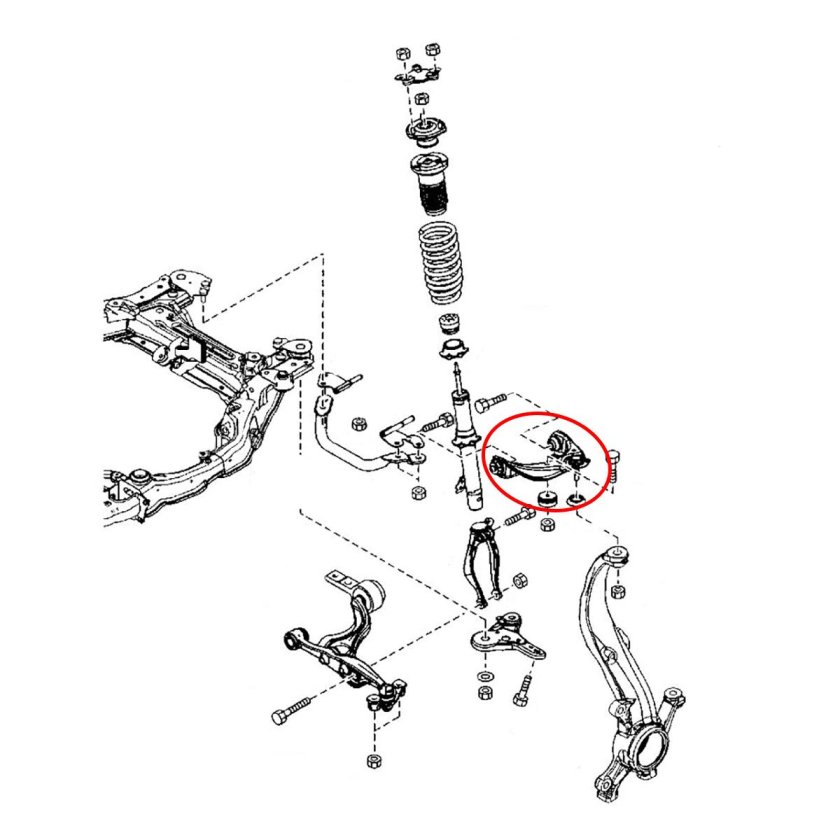 Передняя подвеска Mazda 6 GH