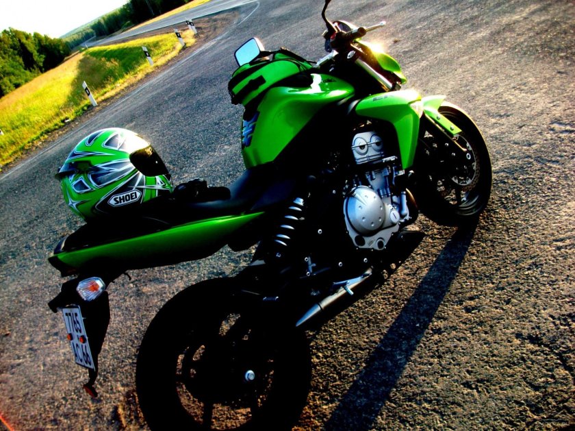 Кавасаки зеленый