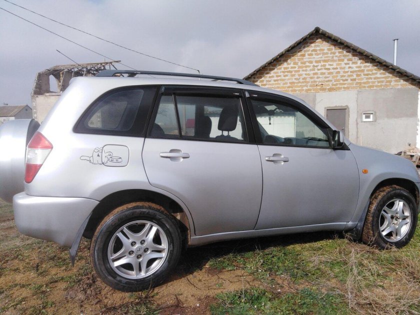 Cherry Tiggo t11 серебряный цвет днище