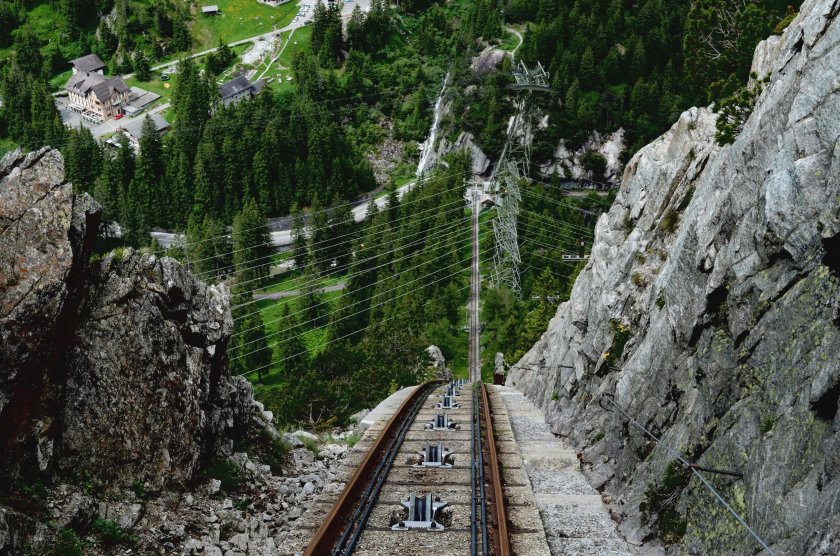 Gelmerbahn фуникулер