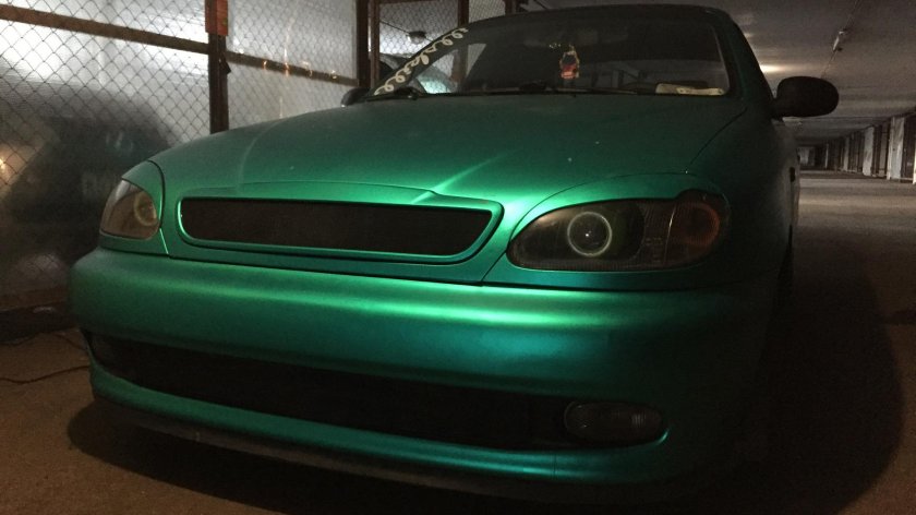 Шевроле Ланос в пленке