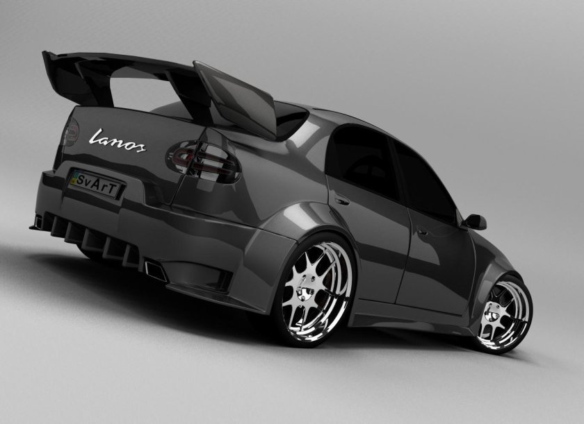 Тюнингованный Шевроле Ланос