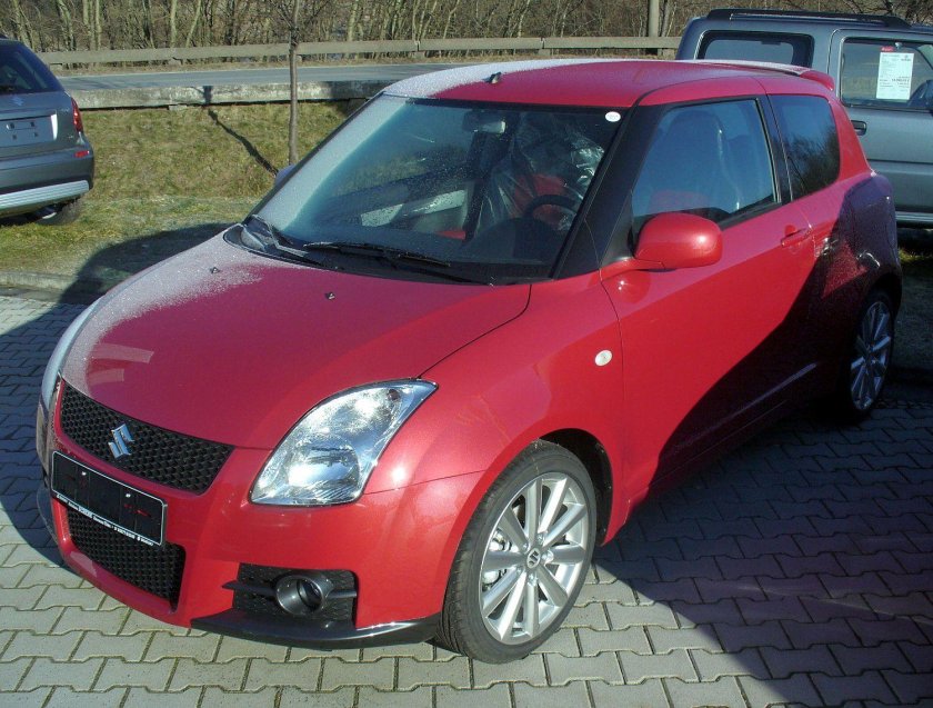 Сузуки Свифт 2008 красный