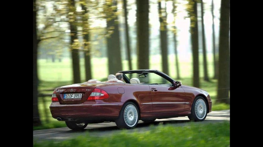 Мерседес кабриолет CLK 2005