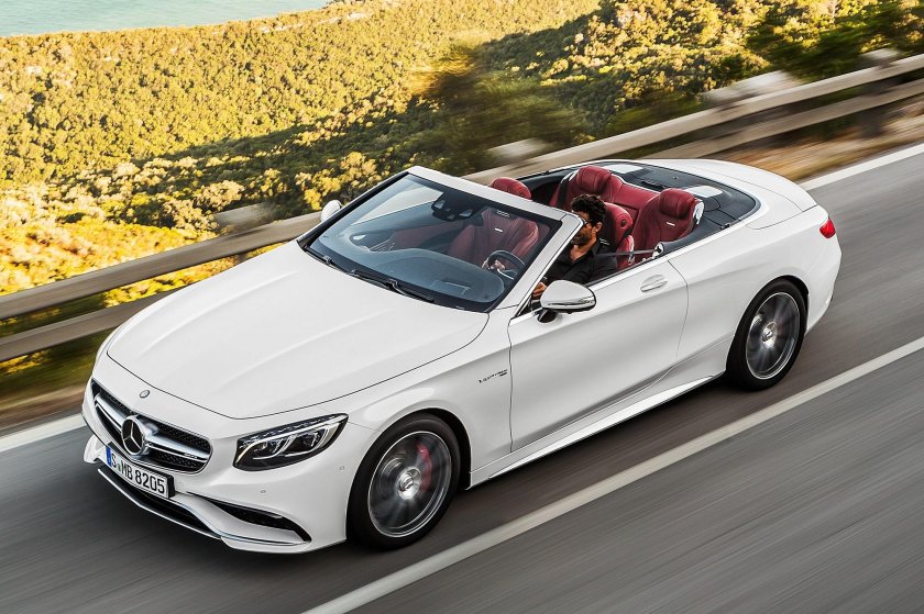 S63 Cabriolet жесткая крыша