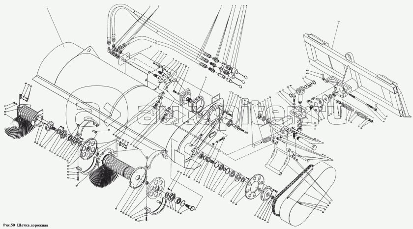 Щетка дорожная пум 500