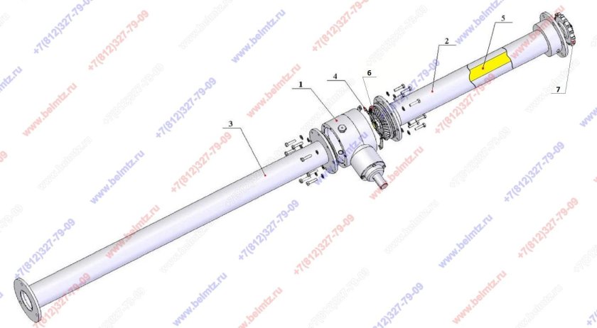 Балка приводная МК 04.00.000 для щетки Сальсксельмаш
