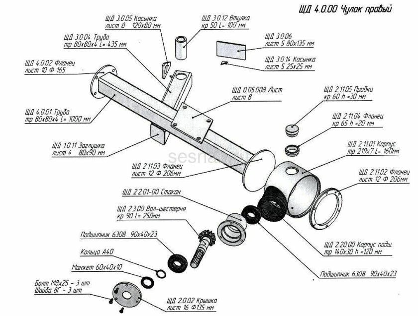 Щетка дорожная ЩД-01