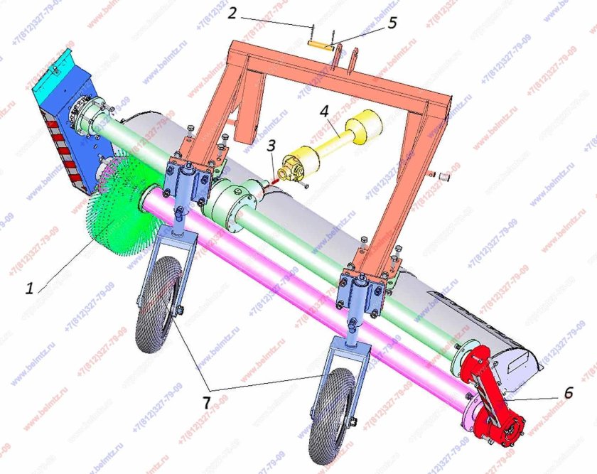 Подшипник на вал щетки МТЗ 82.1