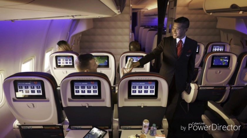 Delta самолеты внутри