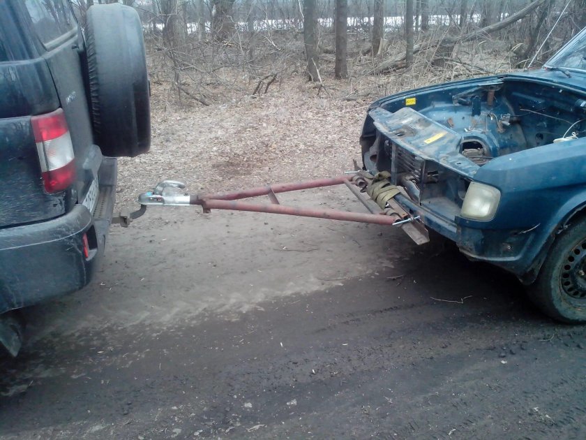 ГАЗ 3110 жесткая сцепка