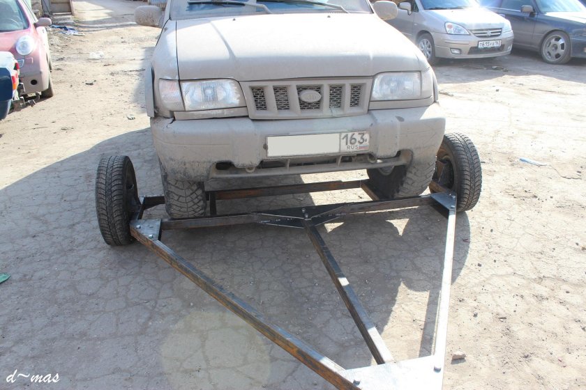 Жесткая сцепка для Нивы 2121