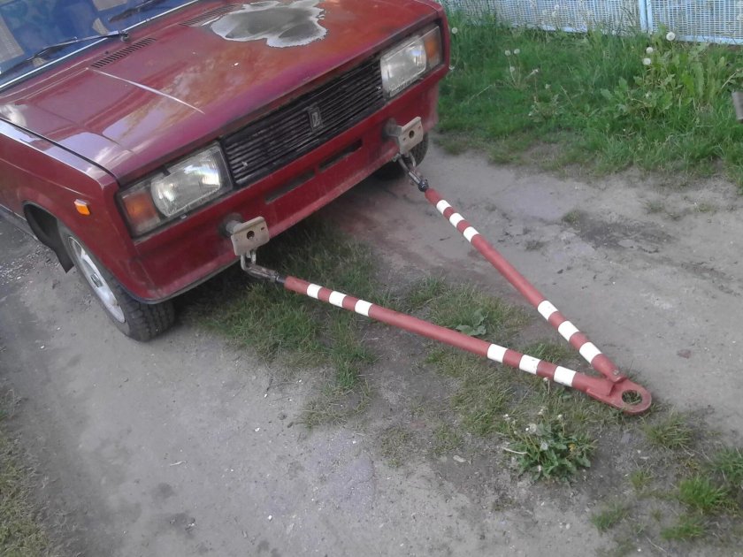 Жесткая сцепка на ВАЗ 2106