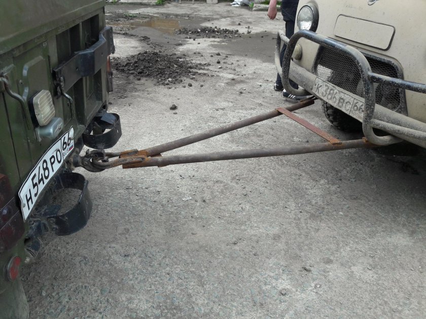 Жёсткая сцепка для УАЗ Буханка