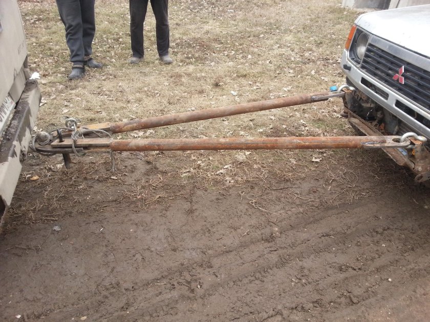 Жесткая сцепка для квадроцикла