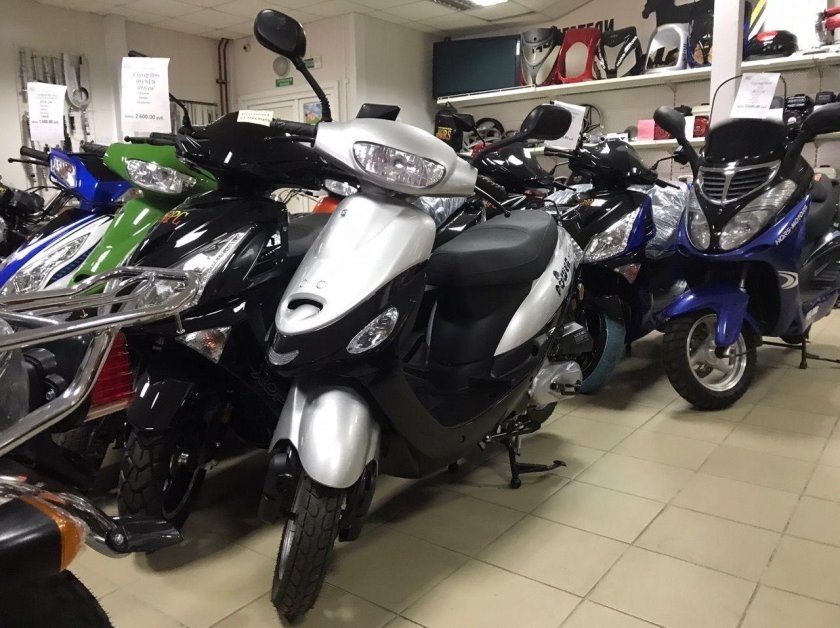 Скутер ry50qt-16