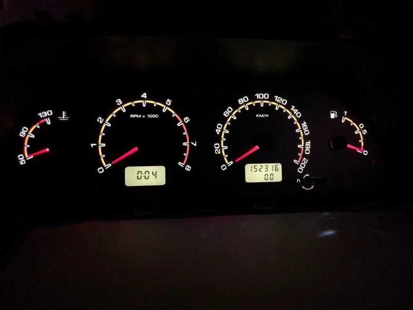 Пересвет приборной панели ВАЗ 2114