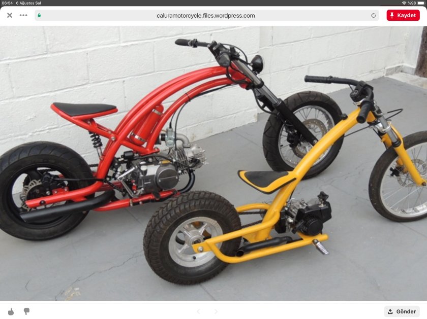 Кастом из скутера 50 кубов