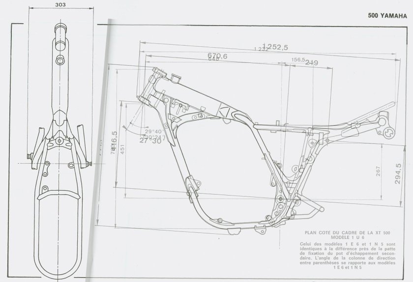 Чертеж рамы мотоцикла ИЖ Юпитер 5