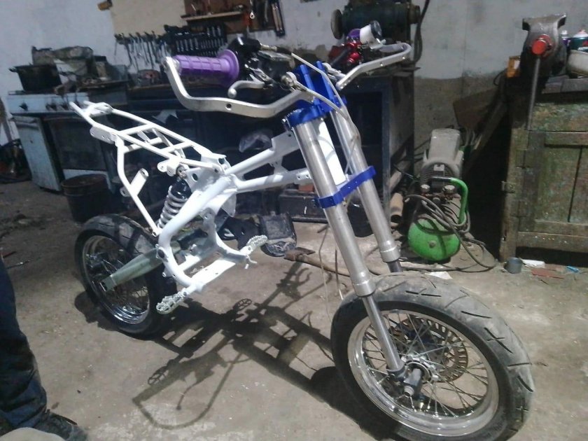 Мопед Альфа переделка 250