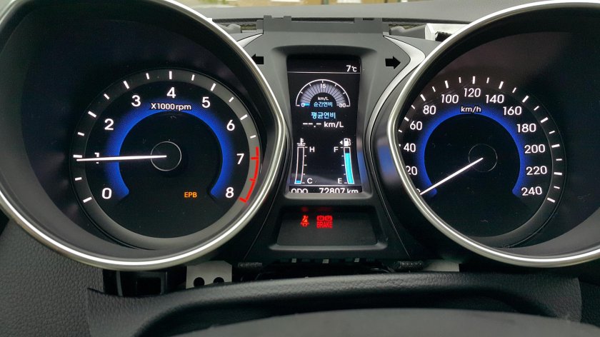 Панель приборов ix35 supervision