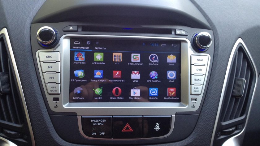 Штатная магнитола Хендай ix35 2012