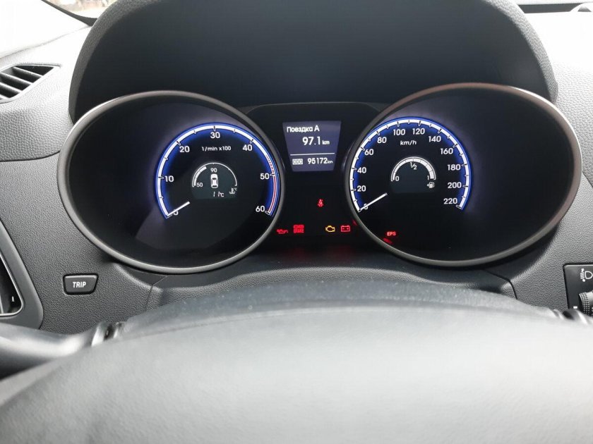 Приборная панель ix35 Рестайлинг