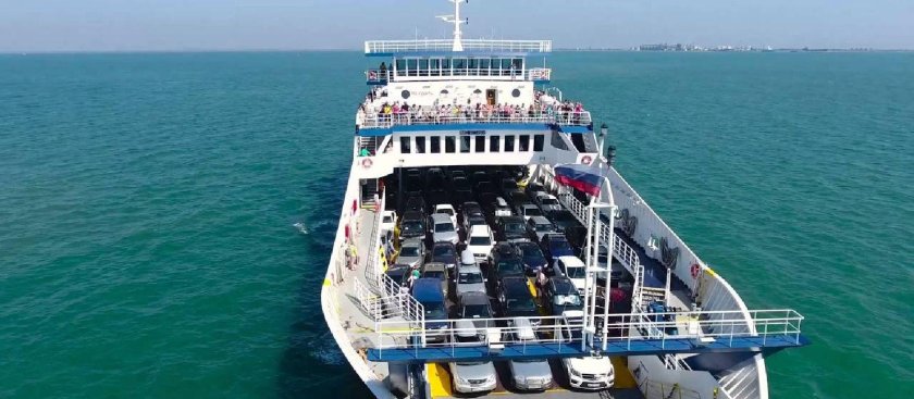 Керченский пролив паромная переправа