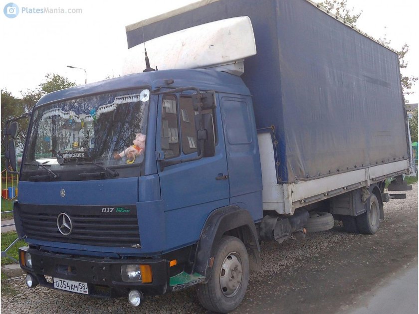 Мерседес 817 бортовой