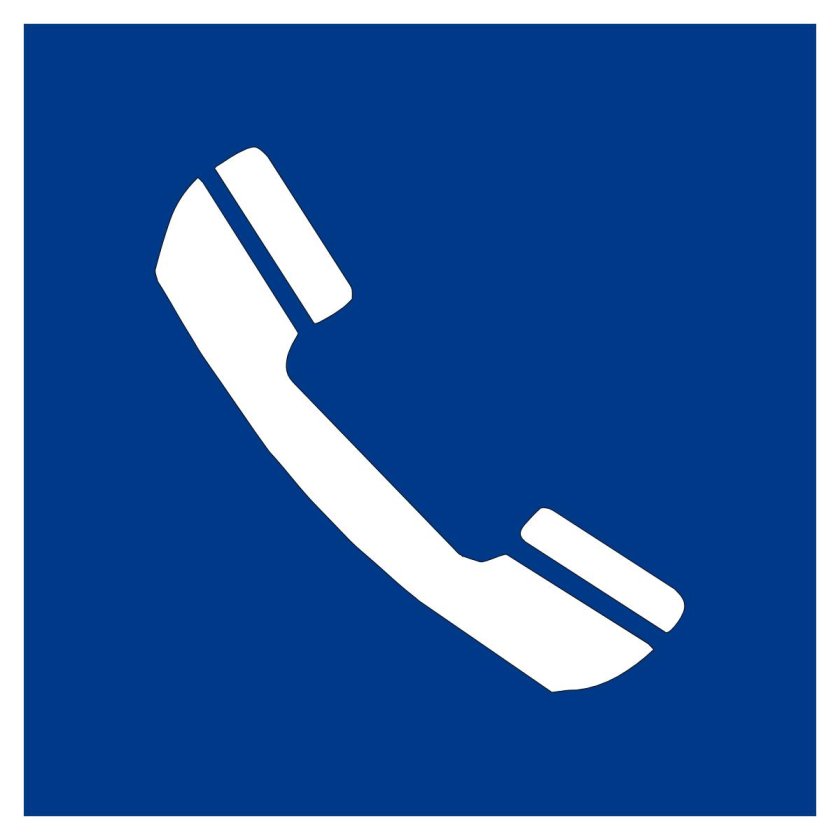 Дорожные знаки телефон экстренной связи