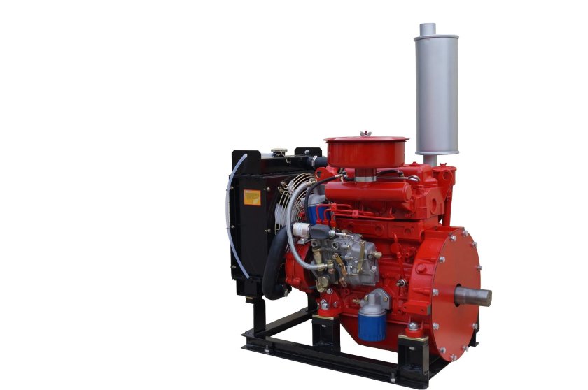 Дизельный двигатель qc380, 27 л.с.