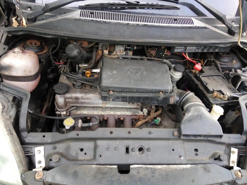 Hafei Brio двигатель