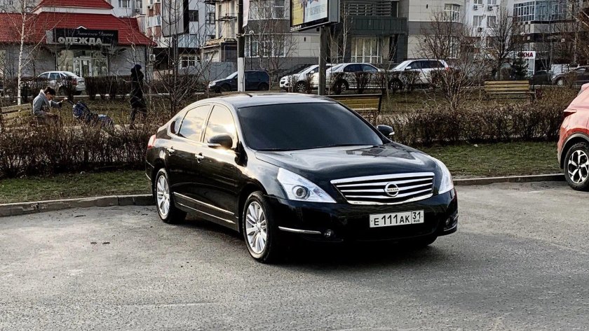 Nissan Teana 2012 черная